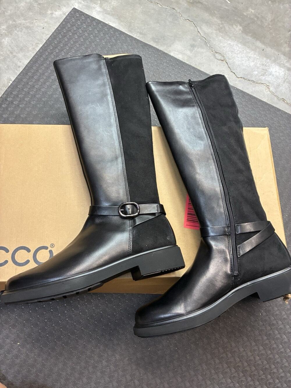 Ecco Metropole Amsterdam Women Boot Size 11 - 11.5 Black 222073 black